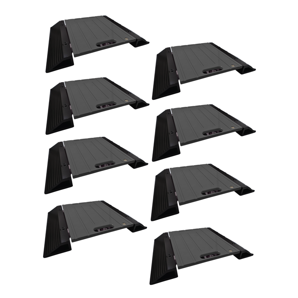 Eight black SW-PRO weigh pads