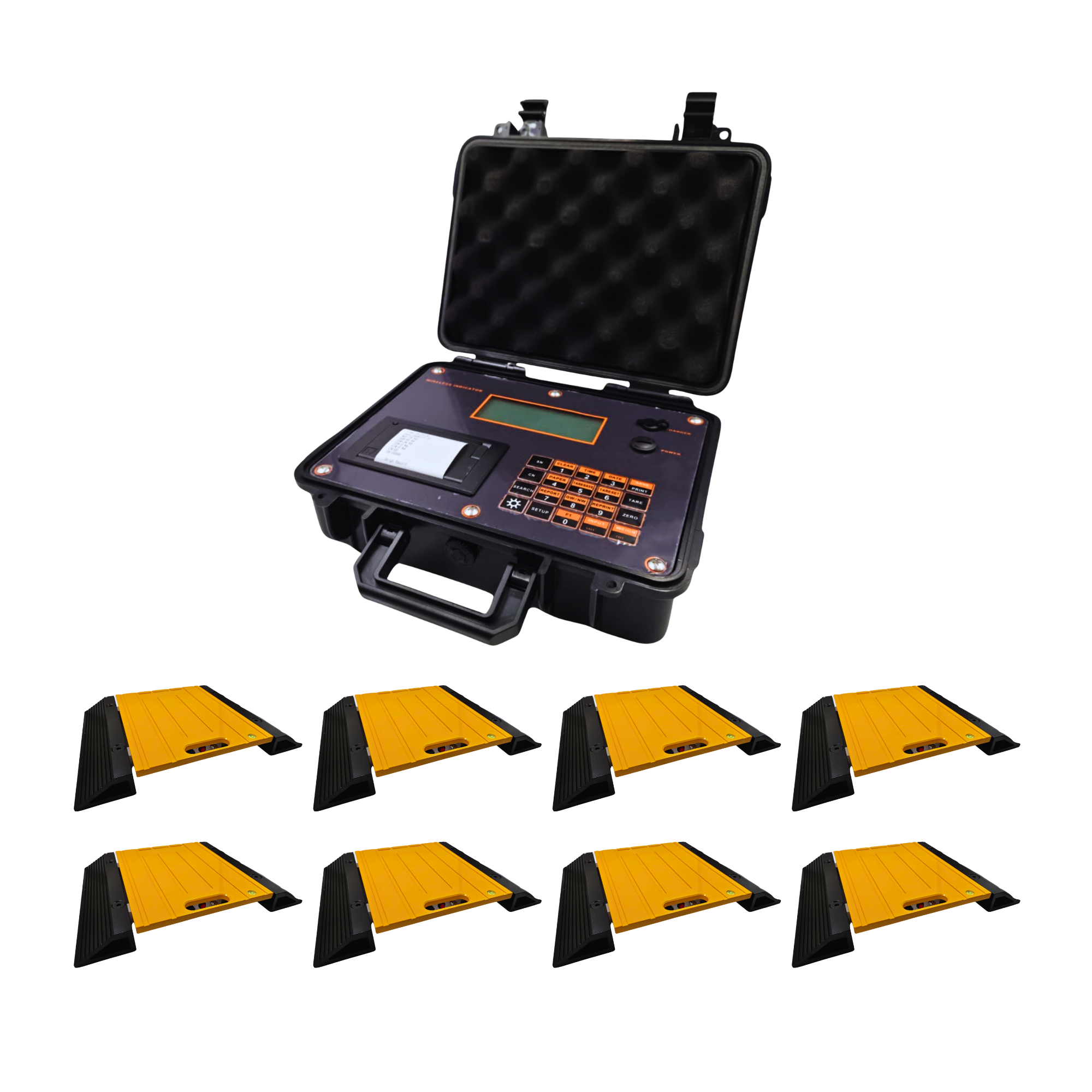 SW-STANDARD-8 eight pad weigh kit for four-axle vehicles