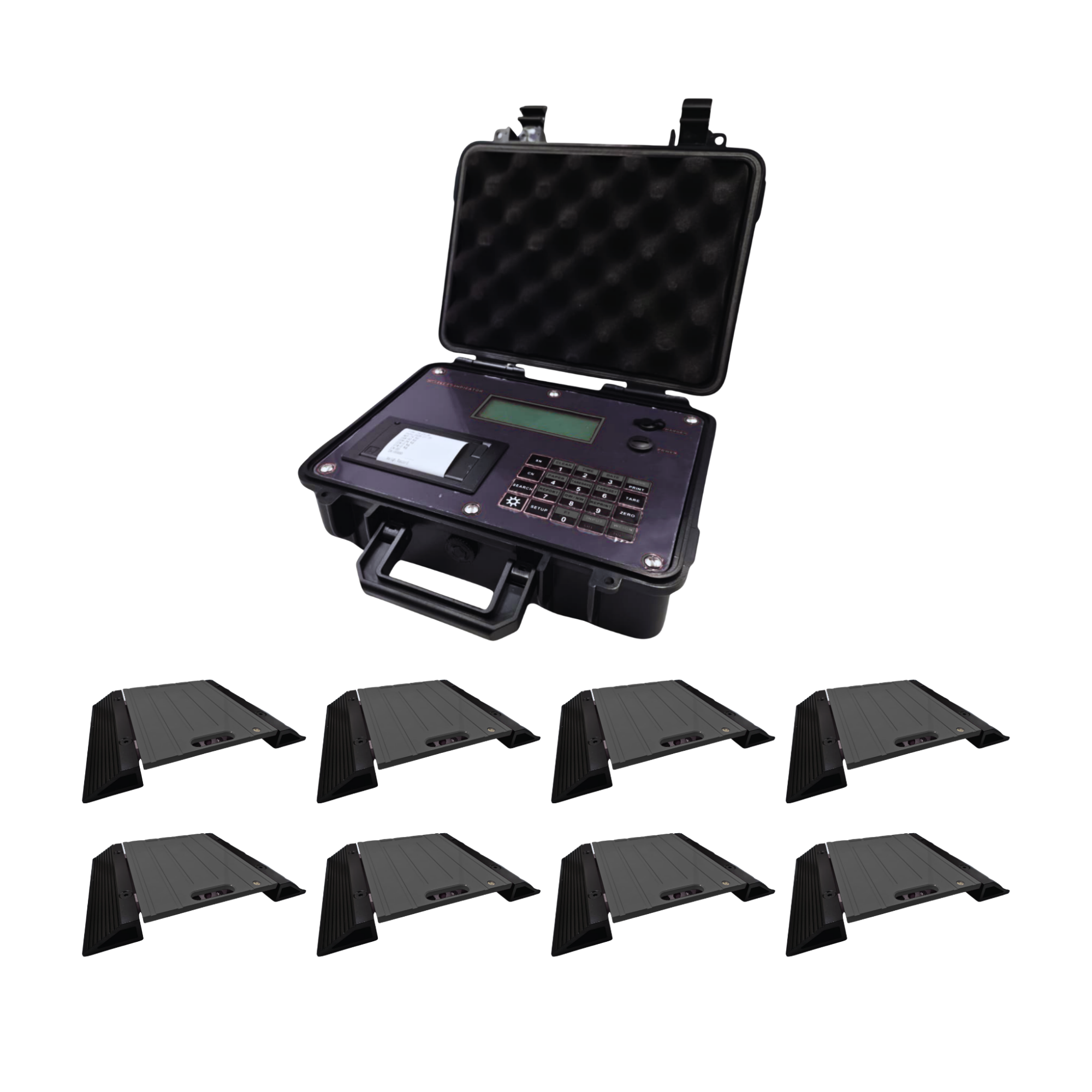 SW-PRO-8 eight pad weigh kit on 485 x 800mm platforms